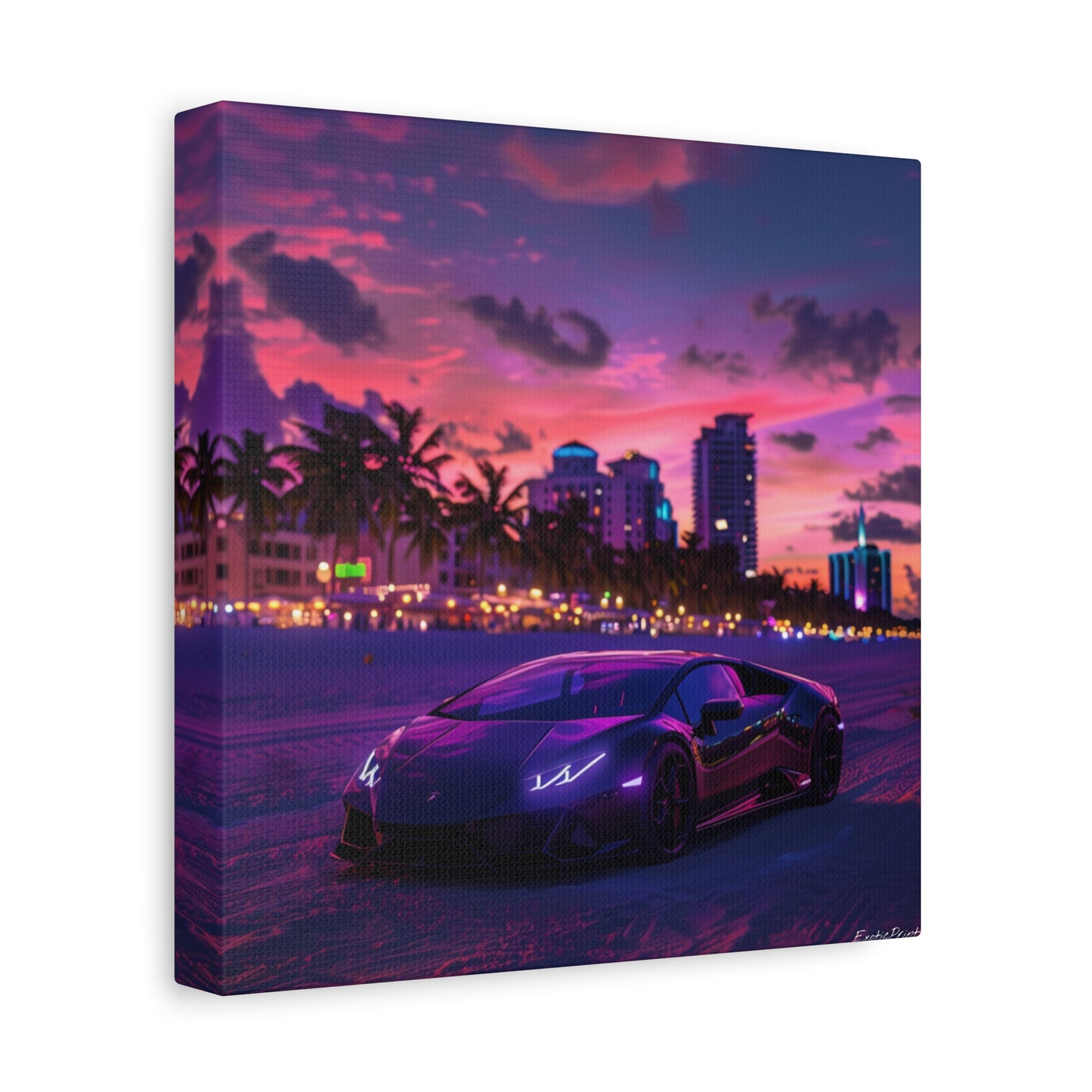 Purple Lamborghini