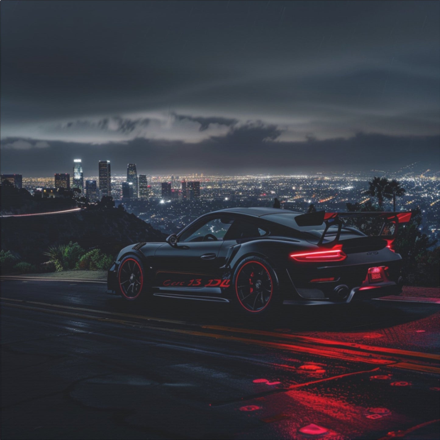 Porshe 911 (Canvas) - Exotic Prints